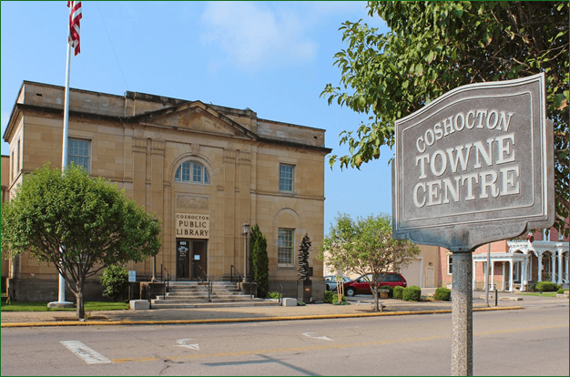 Coshocton County District Library - front of building 