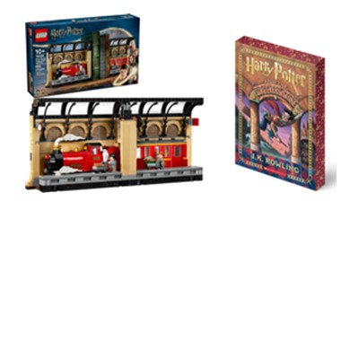 Harry Potter lego set and book