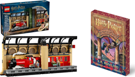 Harry Potter lego set and book