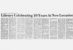 Historical Newspapers Collection screenshot of newspaper article from 1904