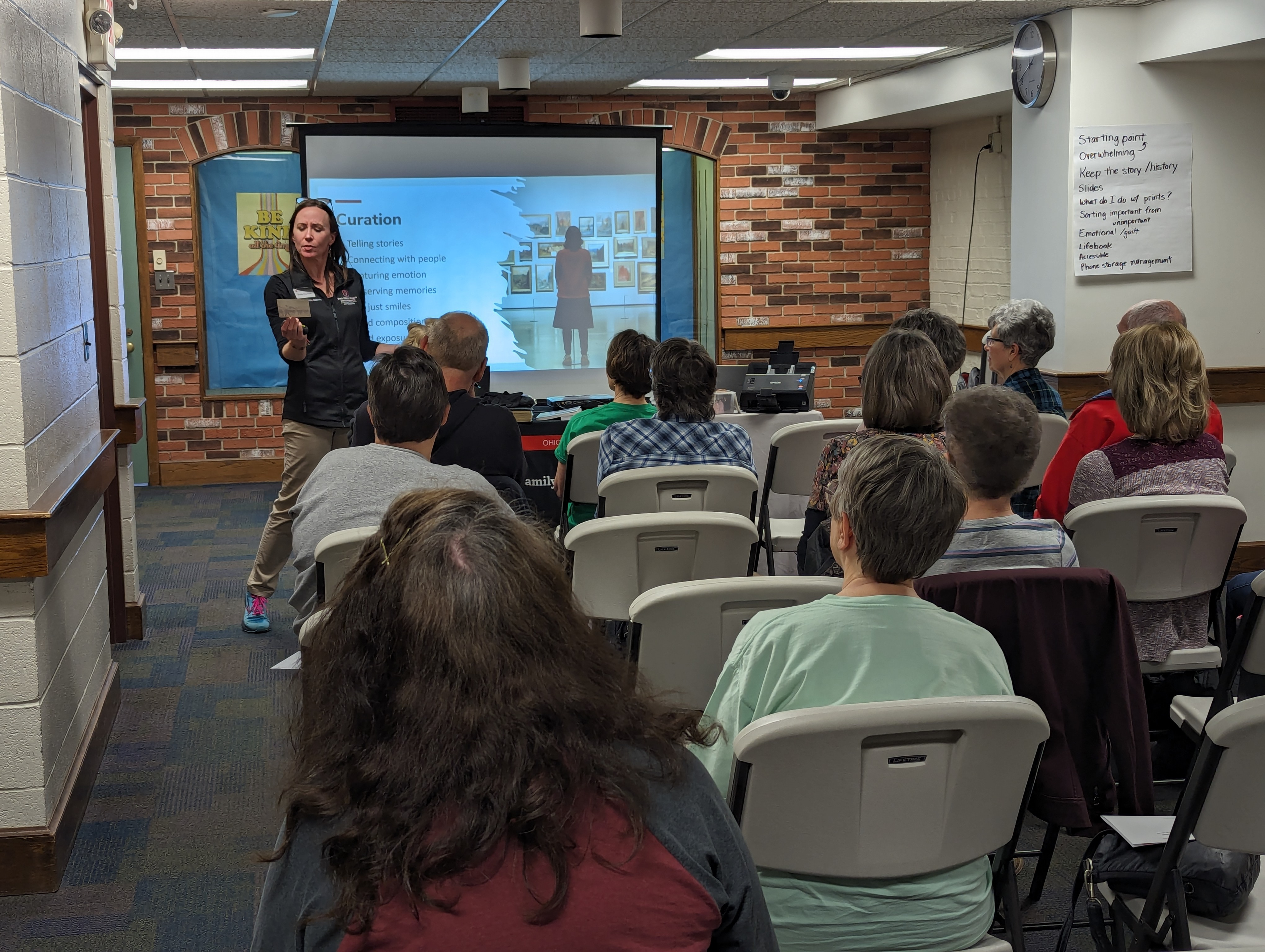 Adult service program at the library