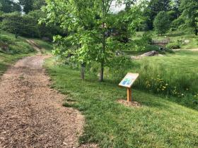 StoryWalk trail at Clary Gardens