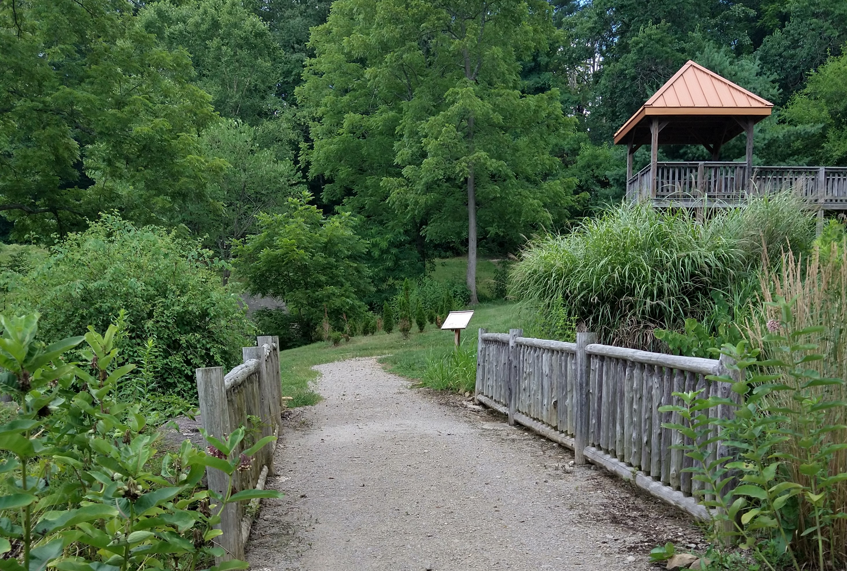 Coshocton StoryWalk at Clary Gardens, July 2022